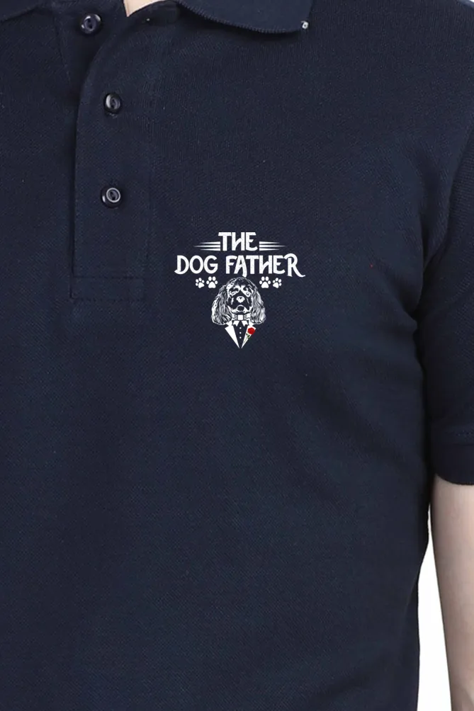 Polo Neck T-Shirt (Men) - The Dogfather (7 Colours)
