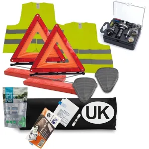 Premium European Car Driving Travel Kit Emergency EU Abroad Europe