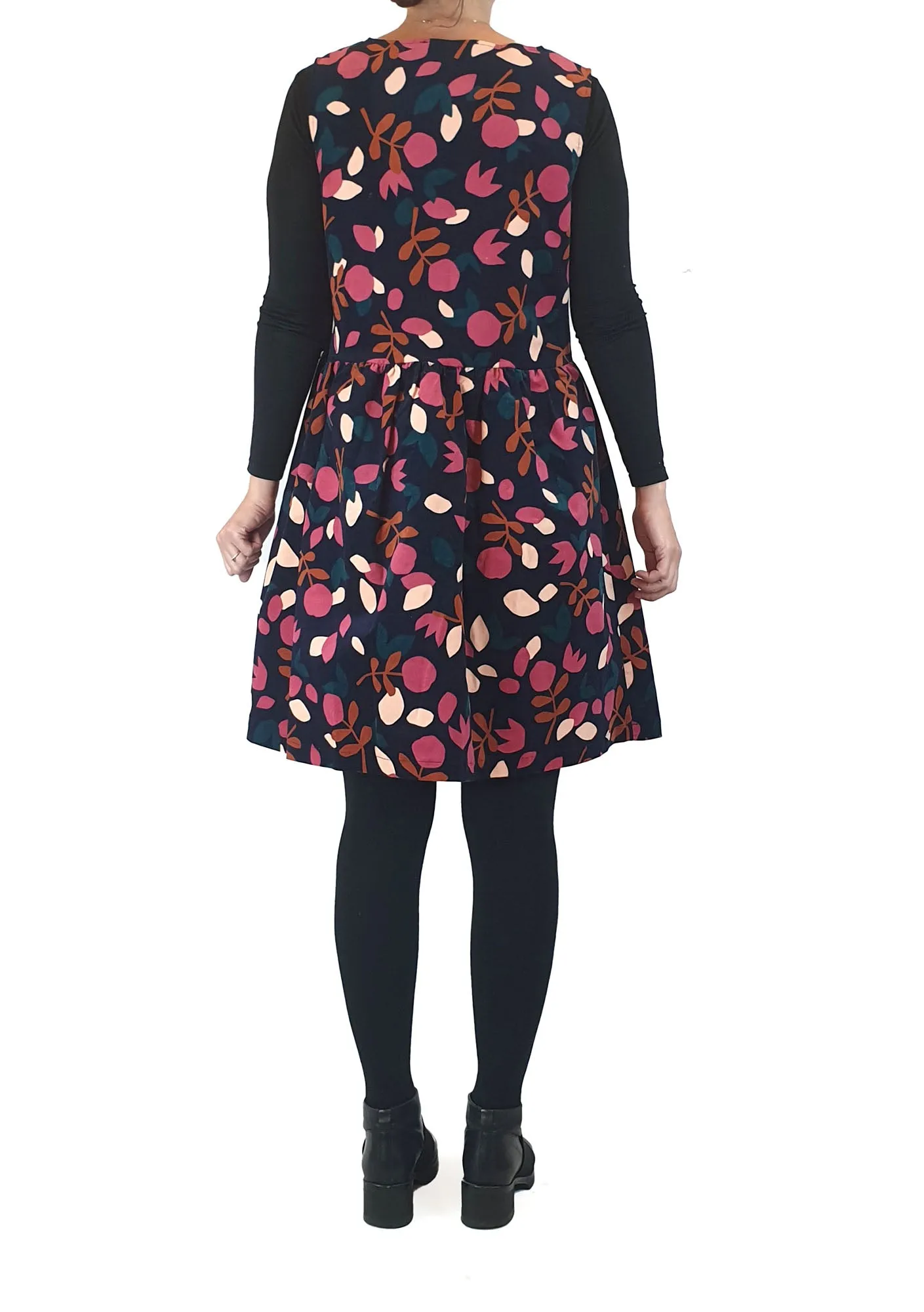 Princess Highway sleeveless floral cord dress size 8