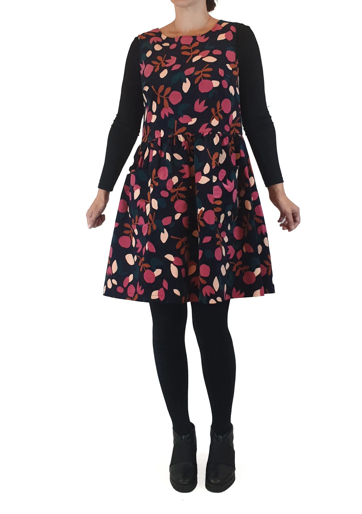 Princess Highway sleeveless floral cord dress size 8