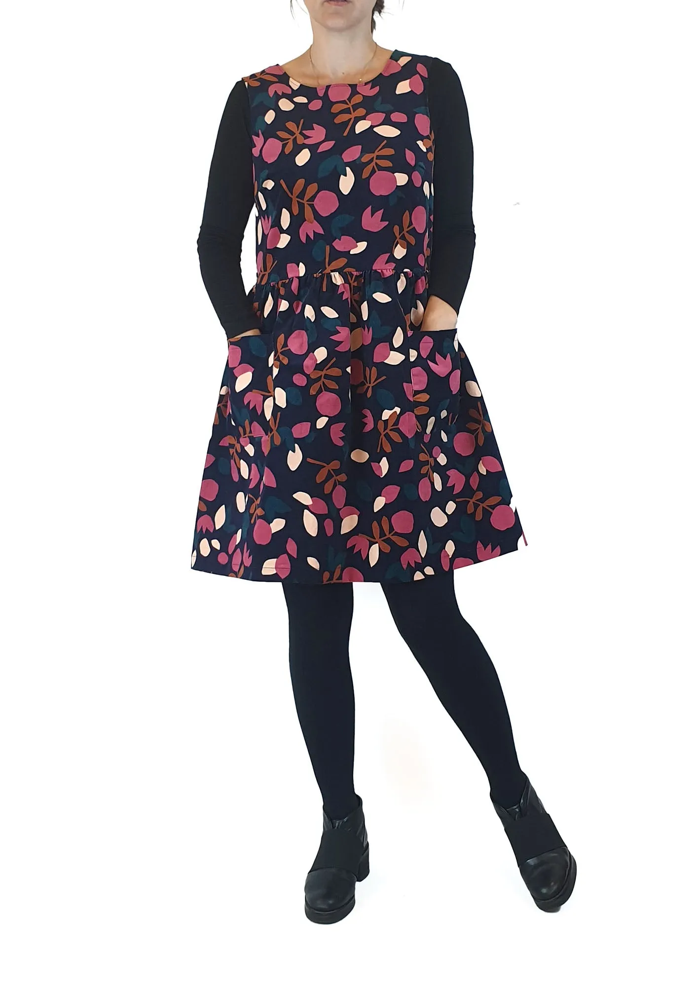 Princess Highway sleeveless floral cord dress size 8