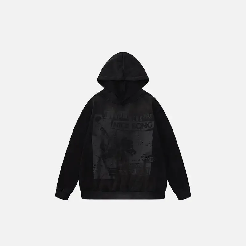 Punk Party Singing Band Y2K Hoodie for Bold Streetwear Style