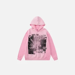 Punk Party Singing Band Y2K Hoodie for Bold Streetwear Style
