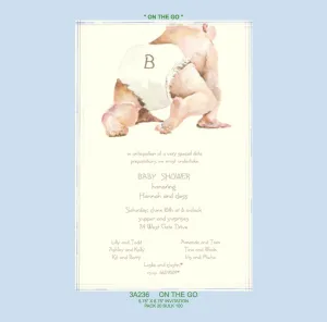 "On The Go" Baby Invitation