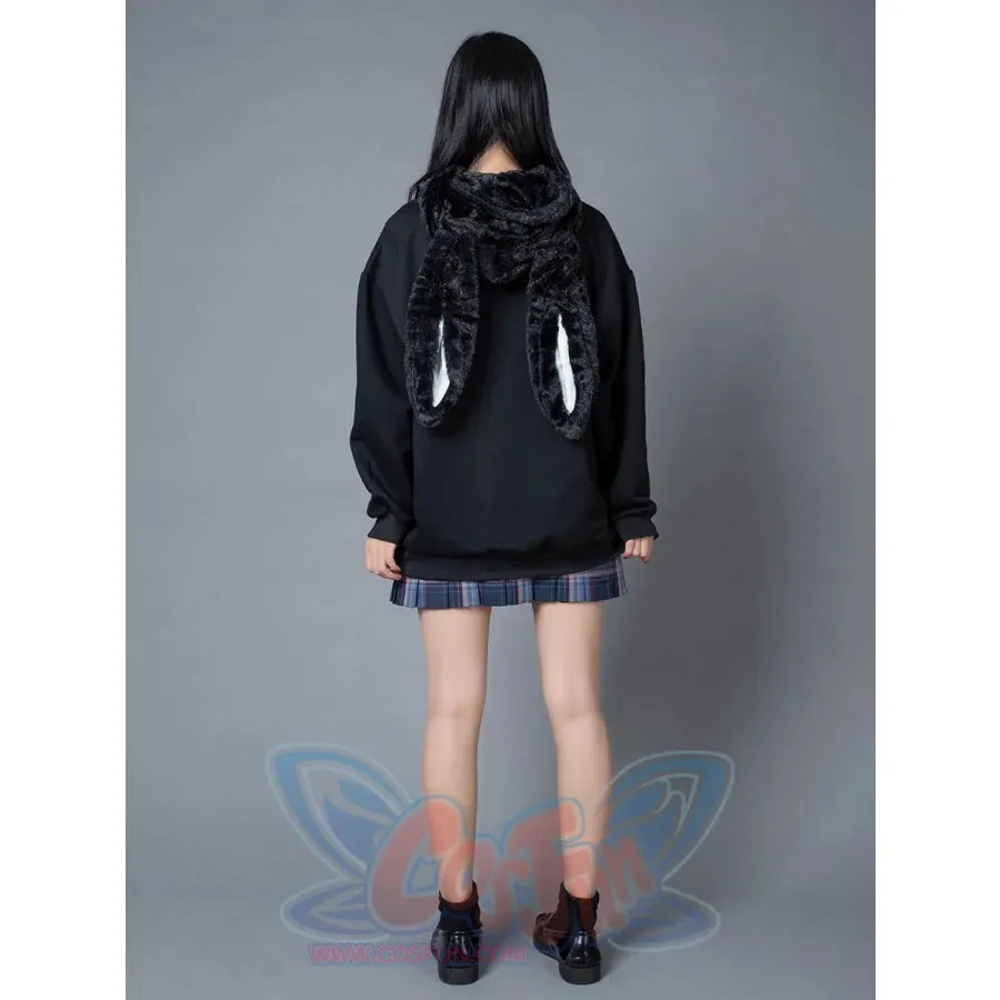 Rabbit Ears Oversize Brushed Hoodie mp005871