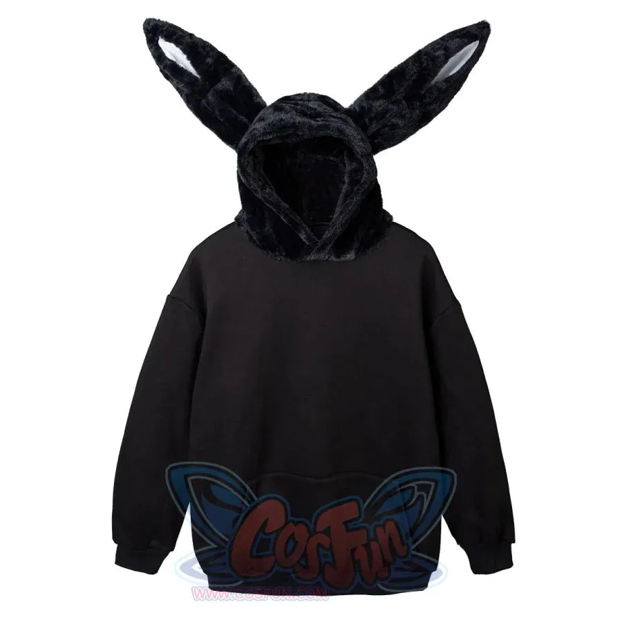 Rabbit Ears Oversize Brushed Hoodie mp005871