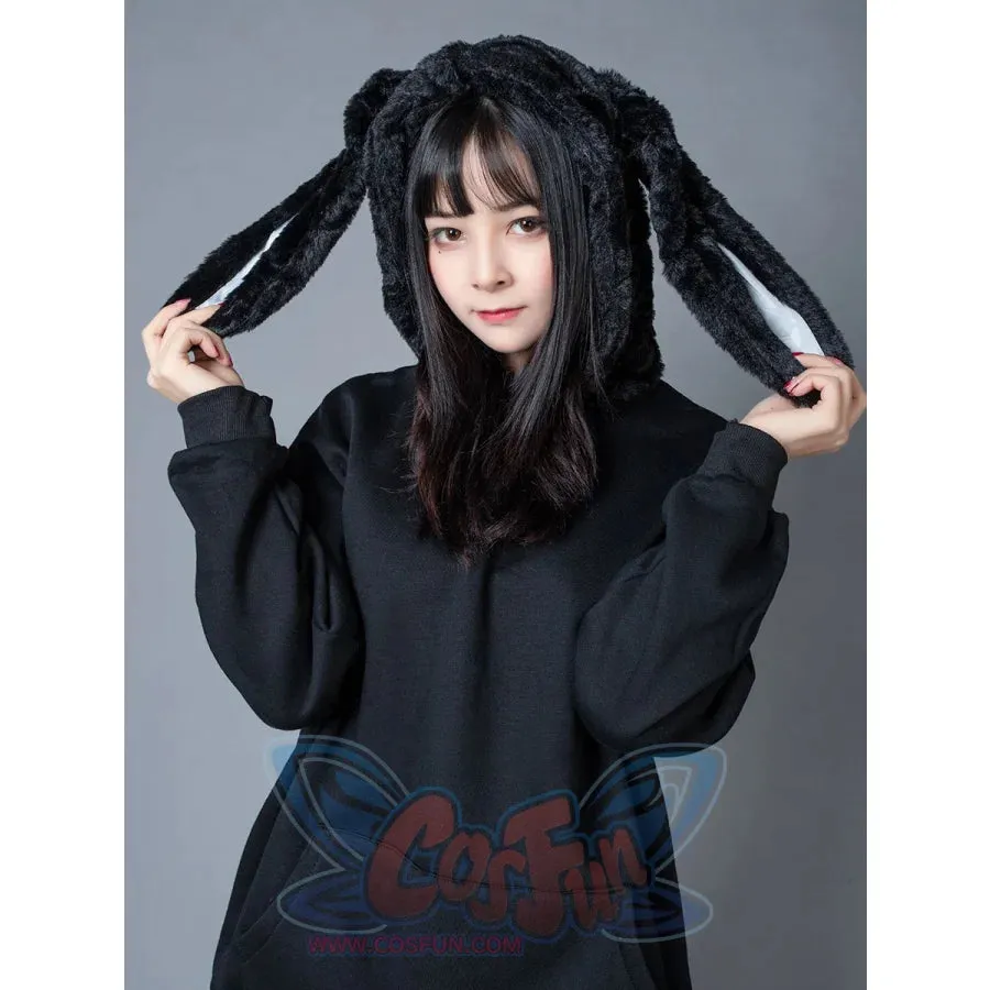 Rabbit Ears Oversize Brushed Hoodie mp005871