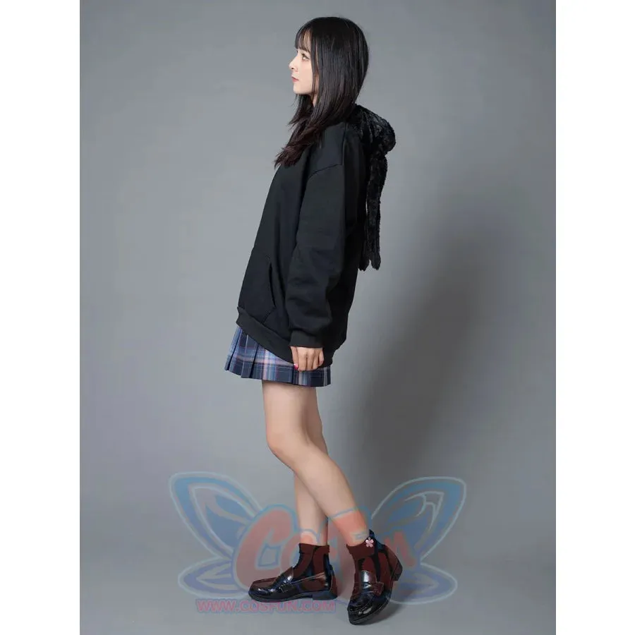 Rabbit Ears Oversize Brushed Hoodie mp005871