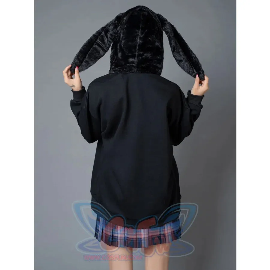 Rabbit Ears Oversize Brushed Hoodie mp005871