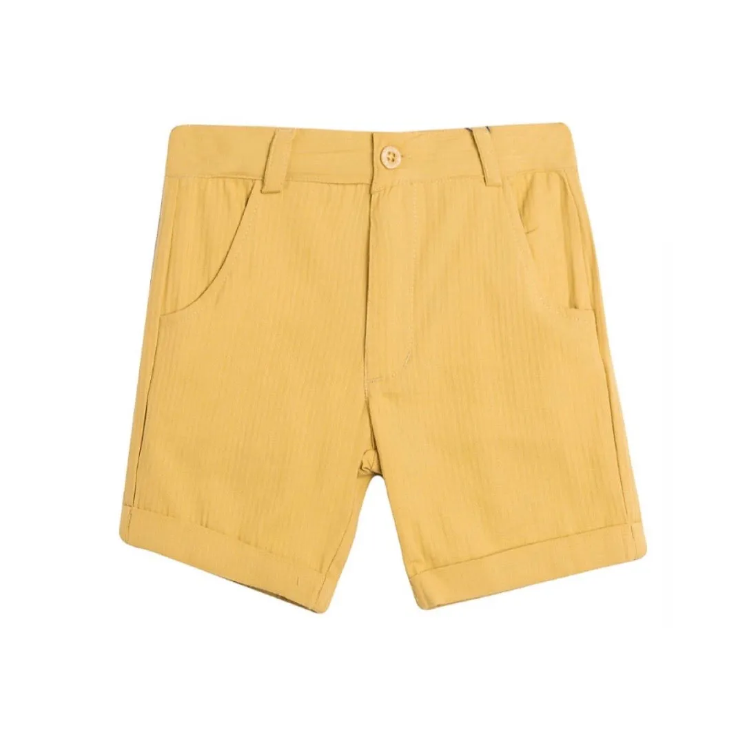 Reduced Boys grandad  Shirt and Shorts Set
