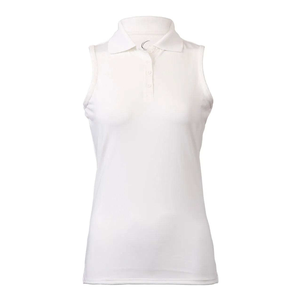 Resort Striped Sleeveless Polo