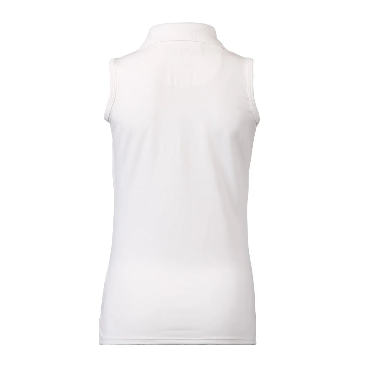Resort Striped Sleeveless Polo