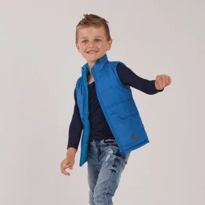 Reversible Vest - Blue and Dark Blue