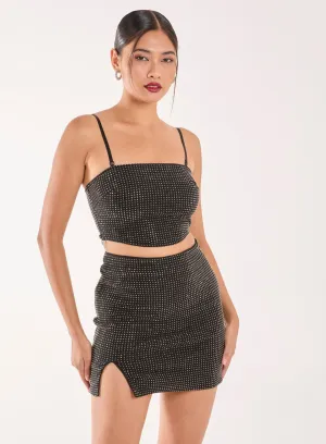 Rhinestone Multiway Corset Top