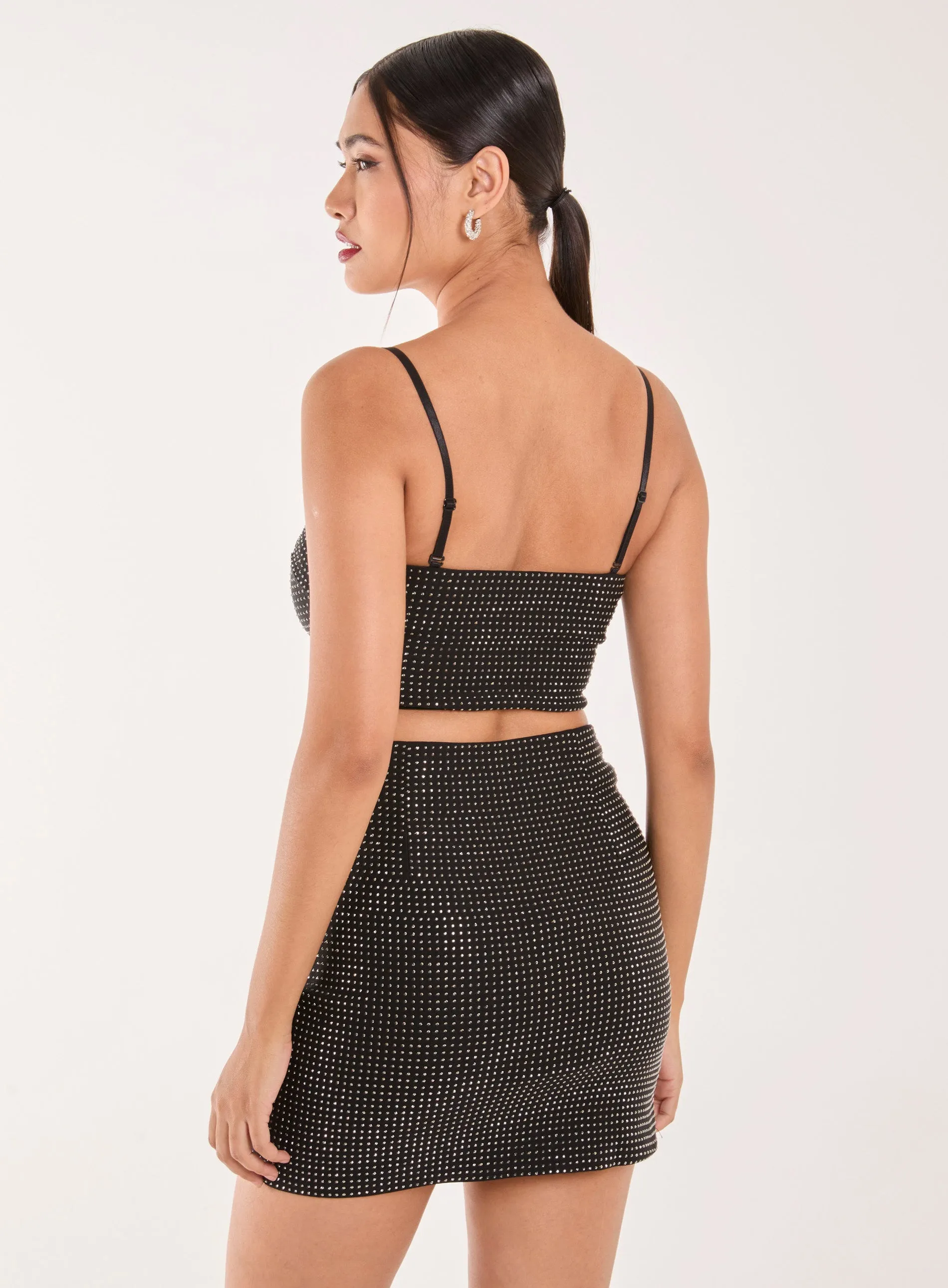 Rhinestone Multiway Corset Top