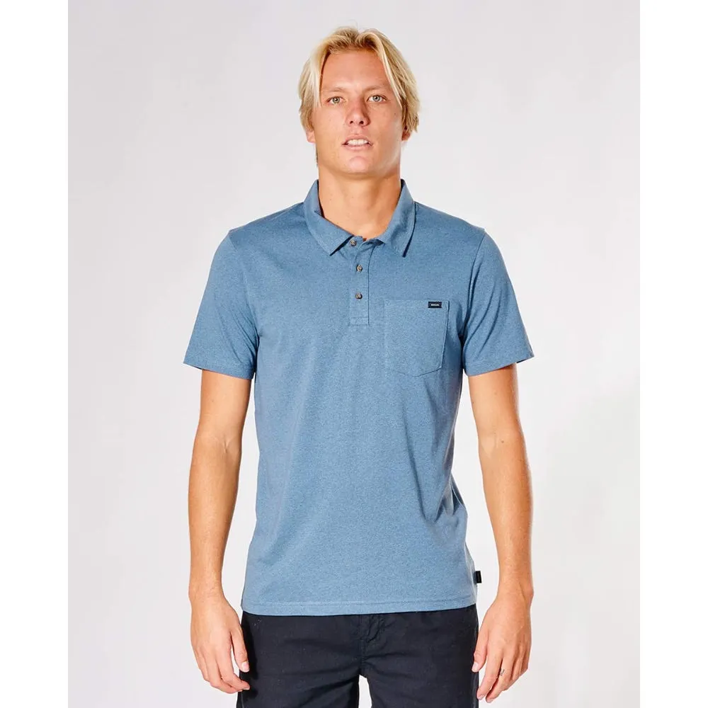 RIP CURLTOO EASY POLO BLUE GUM MARLE