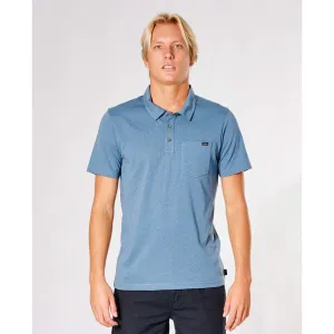RIP CURLTOO EASY POLO BLUE GUM MARLE