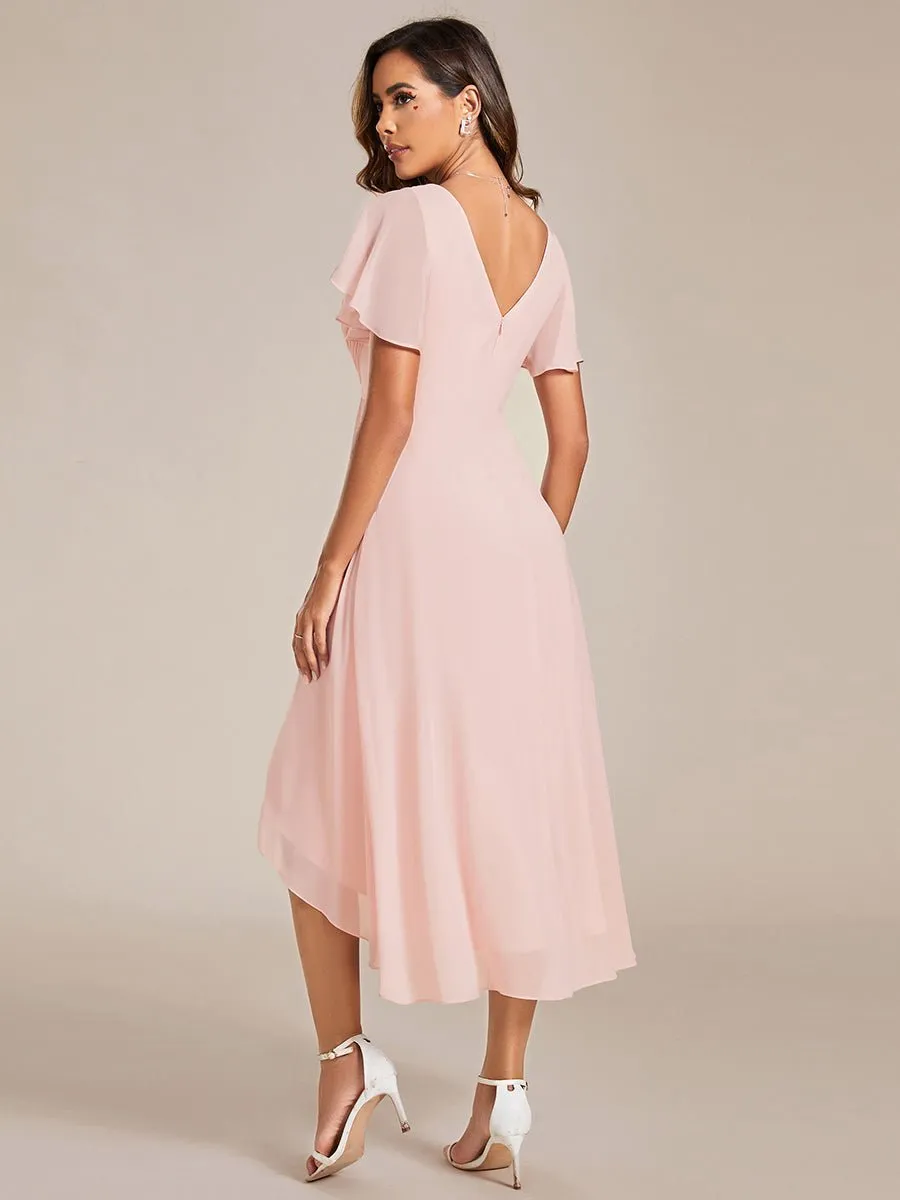 Roycebridal Jerry pleated ruffled mother of the groom gown