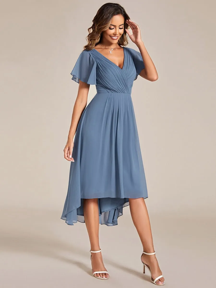 Roycebridal Jerry pleated ruffled mother of the groom gown