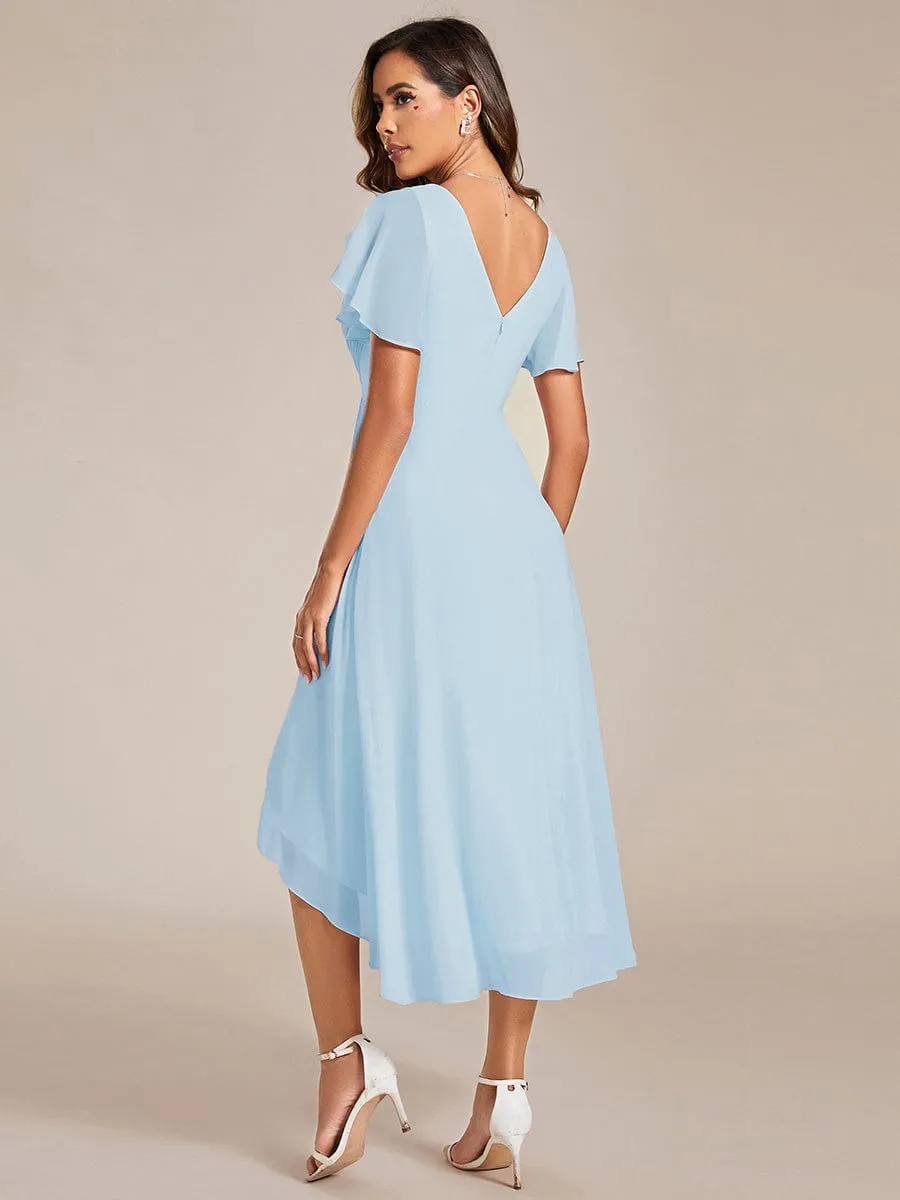 Roycebridal Jerry pleated ruffled mother of the groom gown
