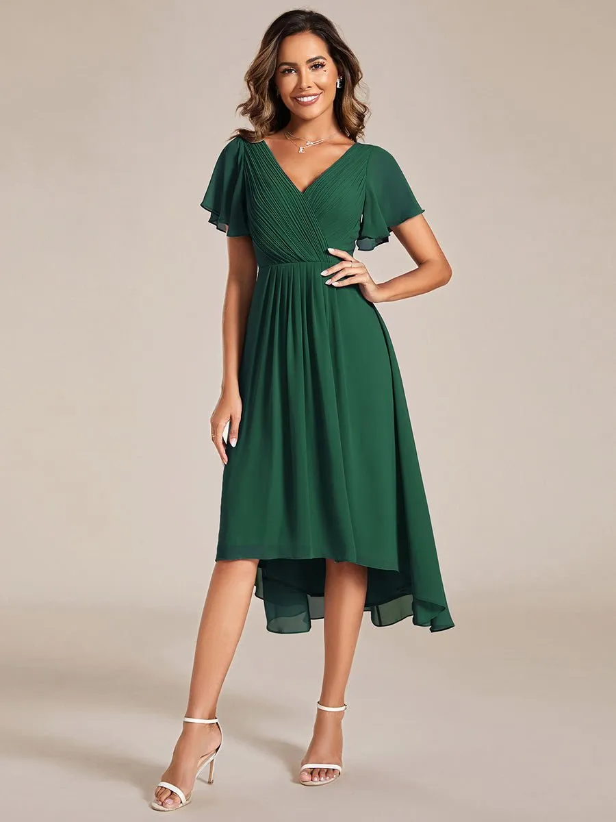 Roycebridal Jerry pleated ruffled mother of the groom gown