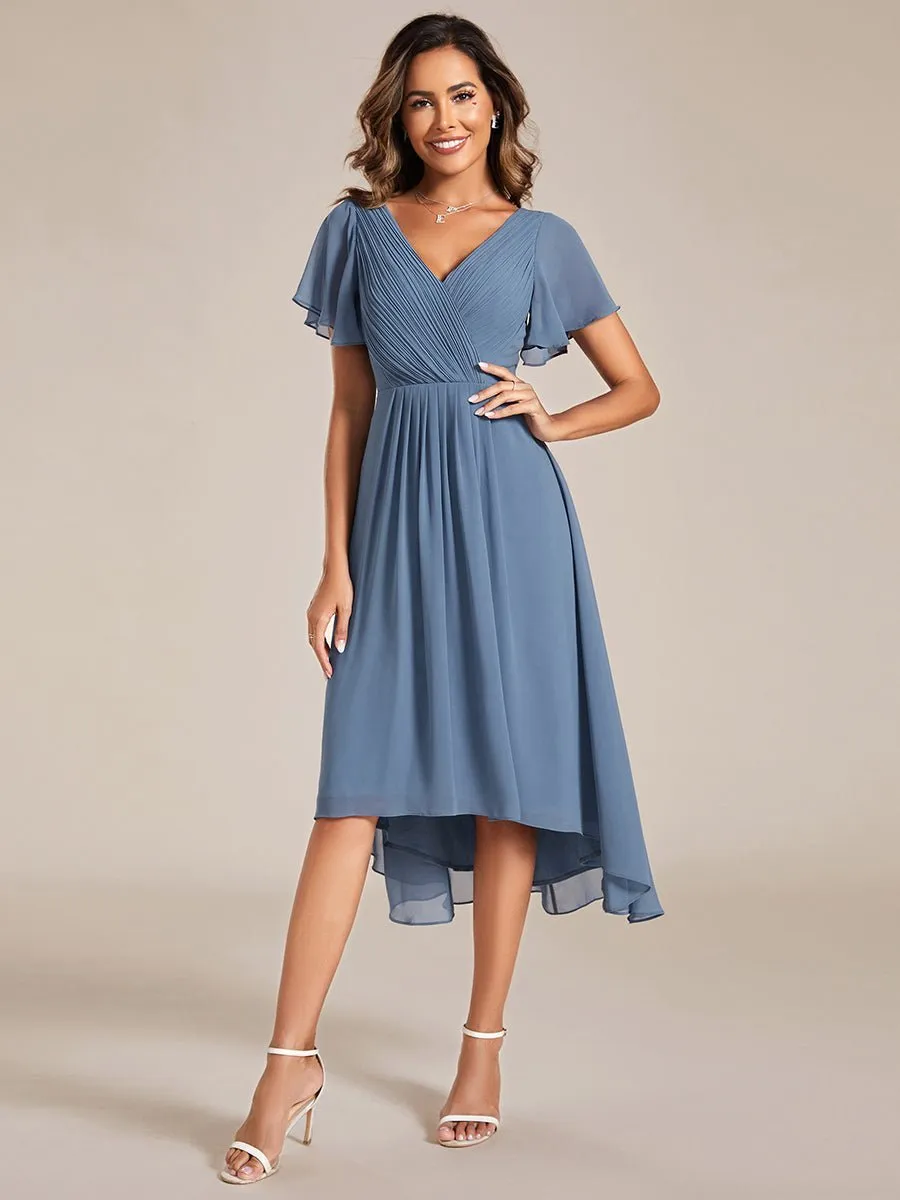 Roycebridal Jerry pleated ruffled mother of the groom gown