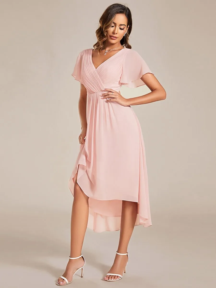 Roycebridal Jerry pleated ruffled mother of the groom gown