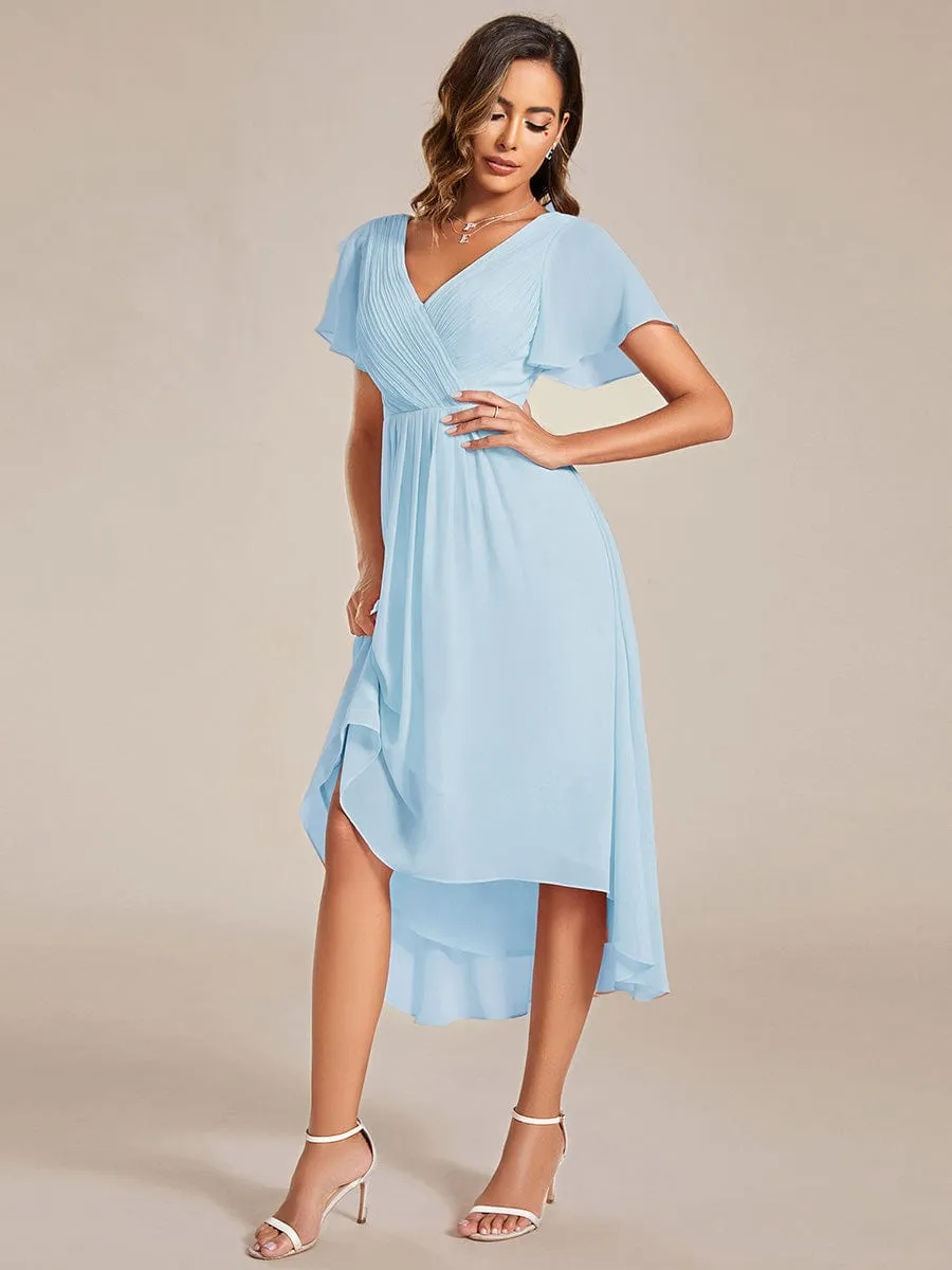 Roycebridal Jerry pleated ruffled mother of the groom gown