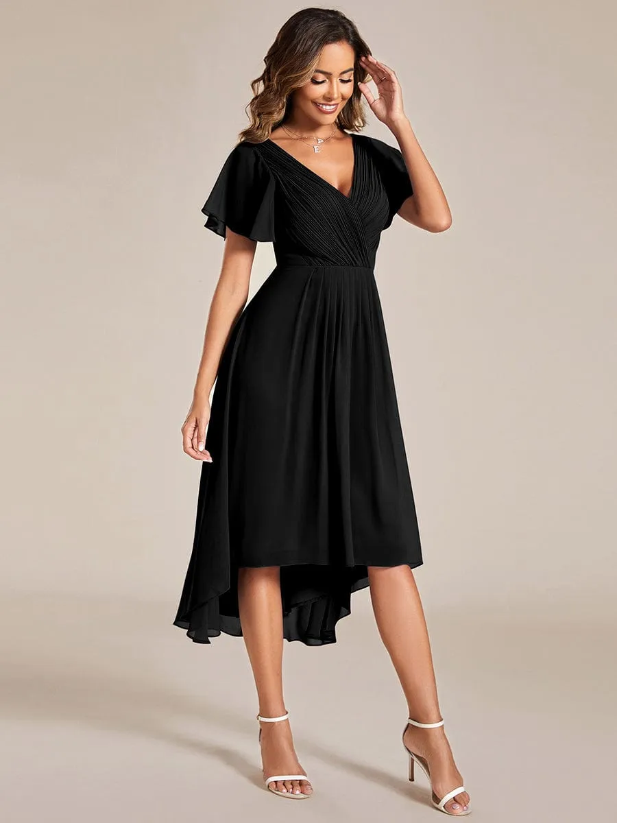 Roycebridal Jerry pleated ruffled mother of the groom gown