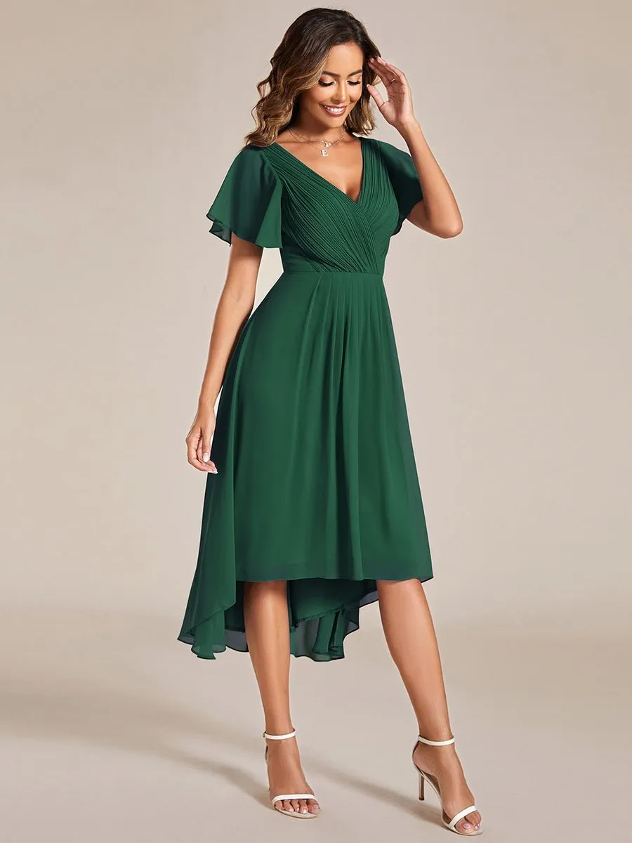 Roycebridal Jerry pleated ruffled mother of the groom gown