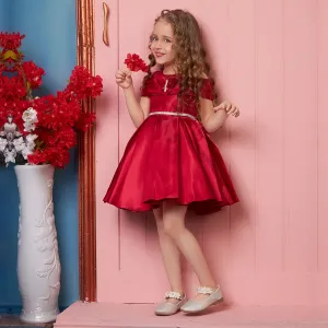 Ruby Radiance Stylish Red Dress
