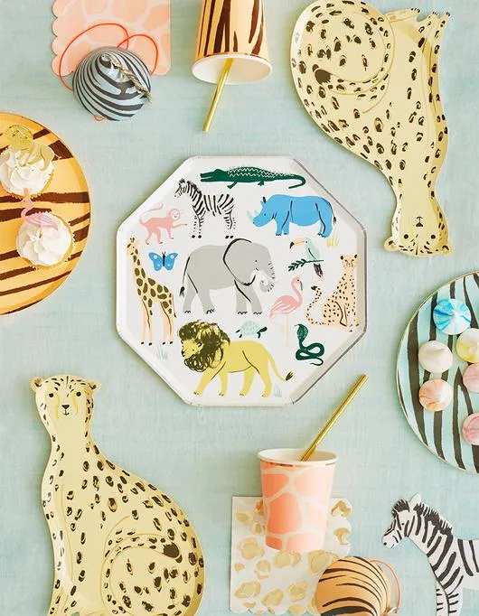 Safari Cheetah Plates