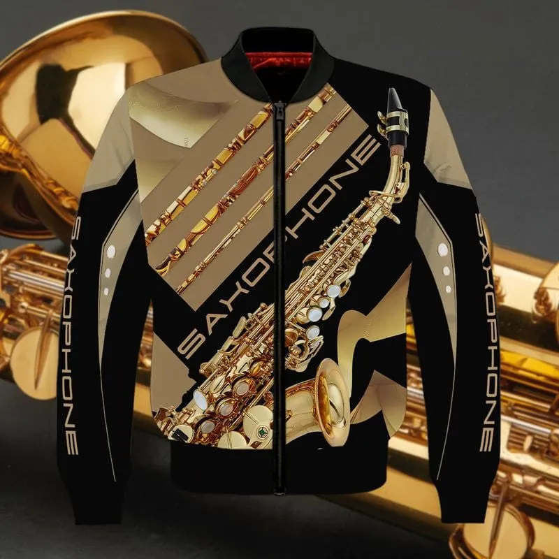 Saxophone 3D Hoodie Tshirt