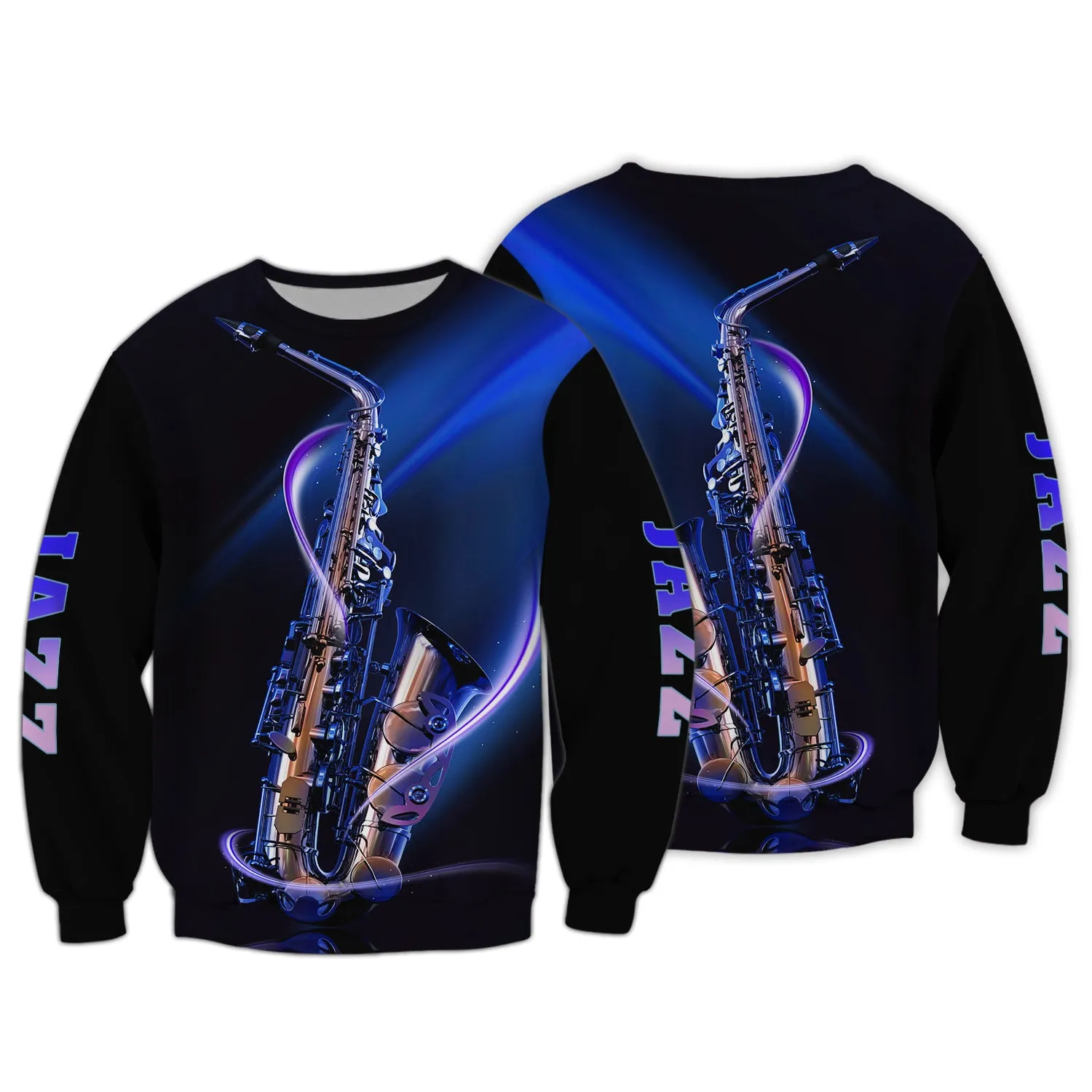 Saxophone Jazz - 3D Full Print Shirts 01