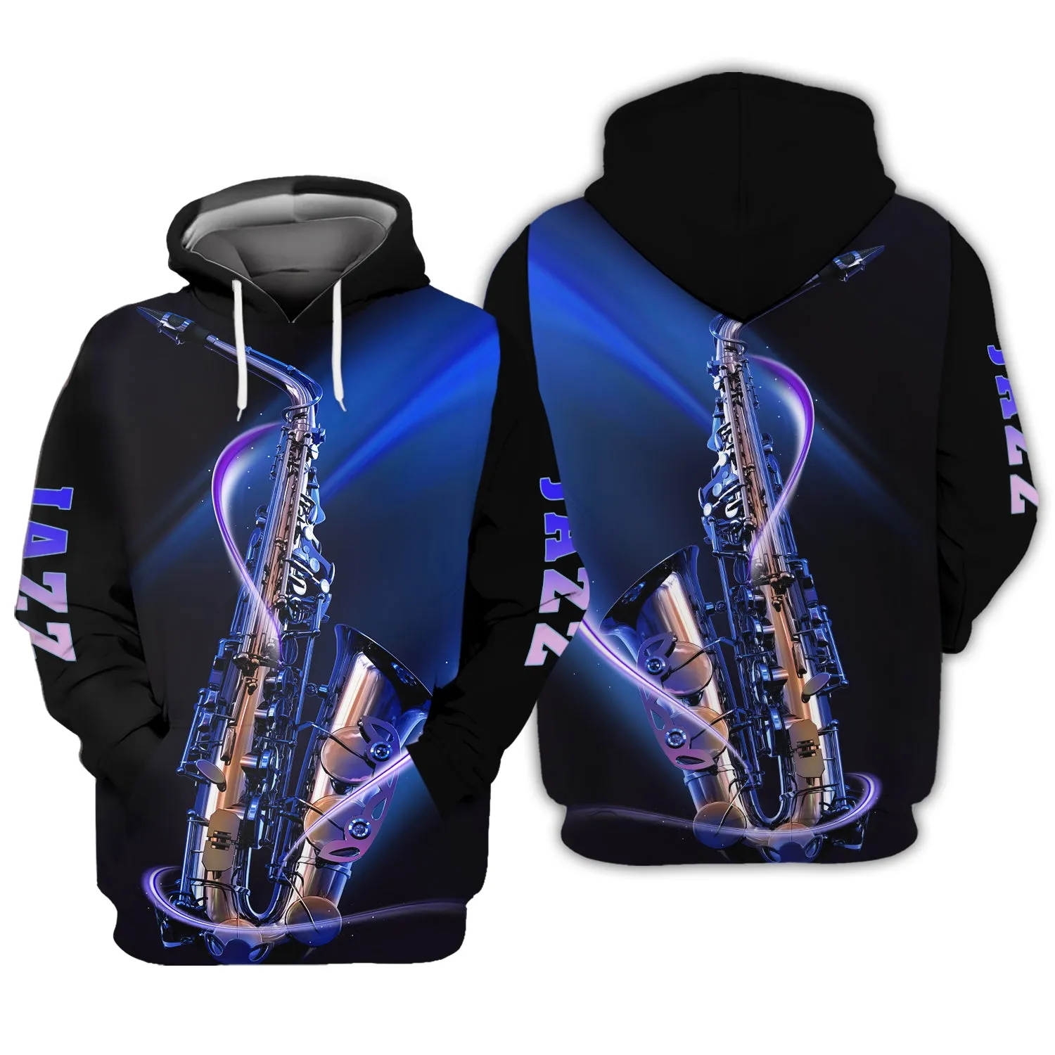 Saxophone Jazz - 3D Full Print Shirts 01