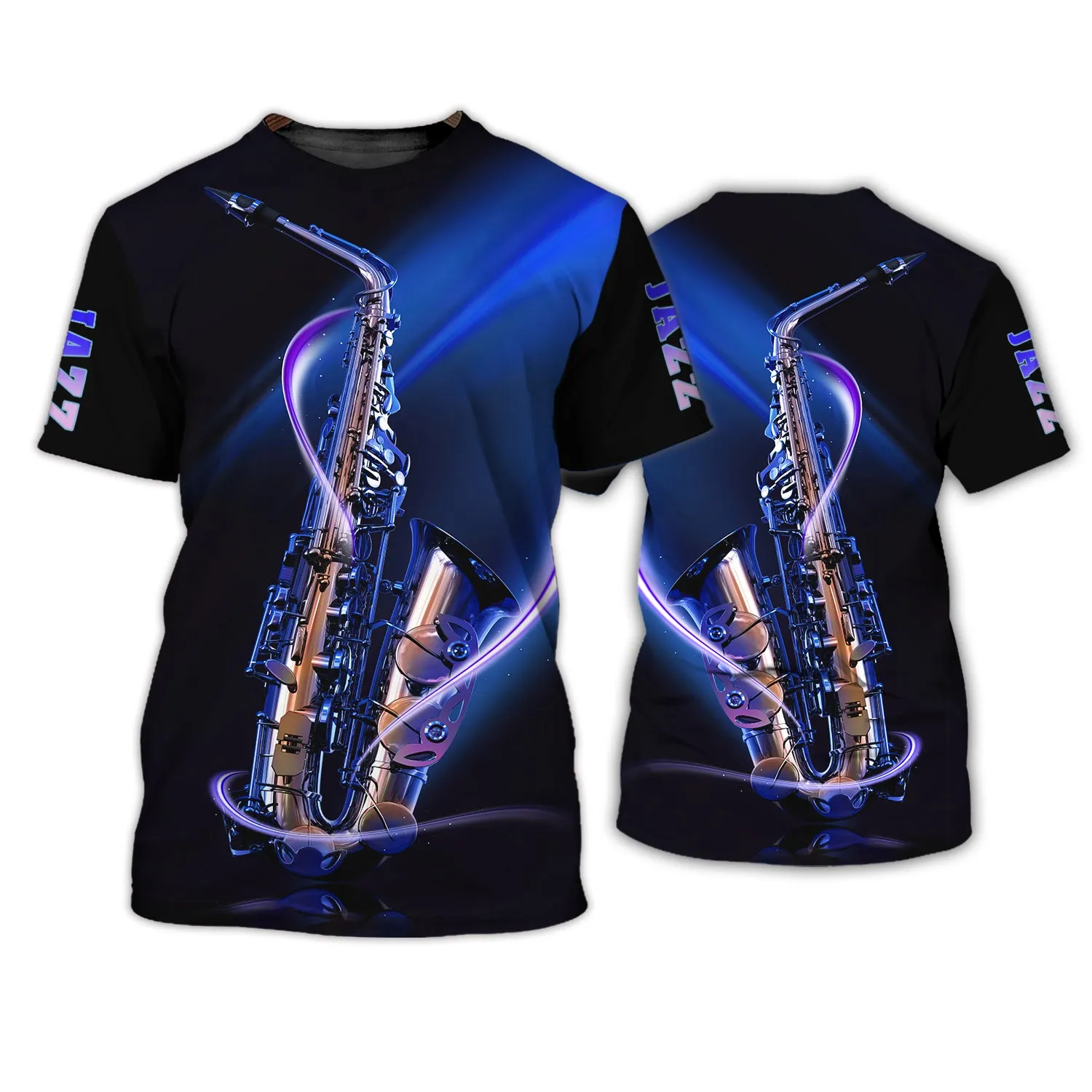 Saxophone Jazz - 3D Full Print Shirts 01