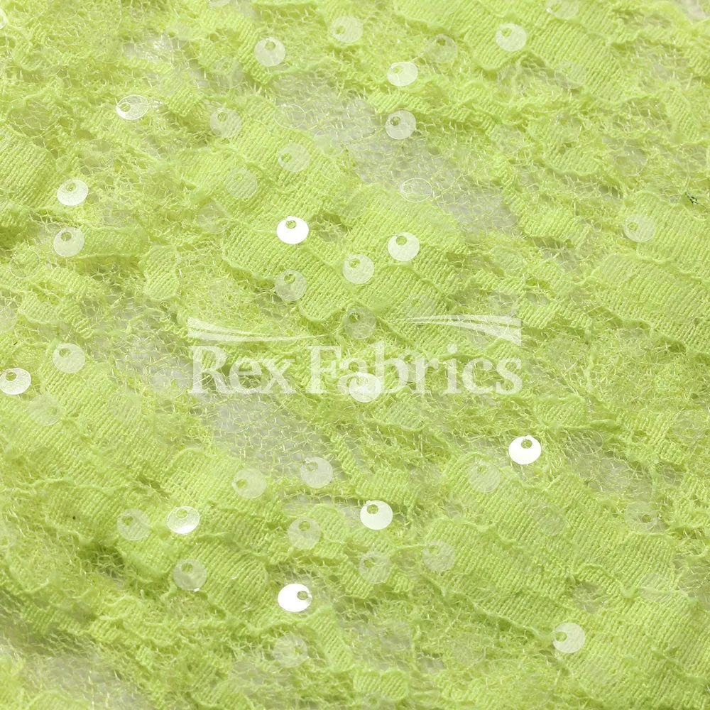 Seduction Lace Sequins - Nylon Spandex Tricot