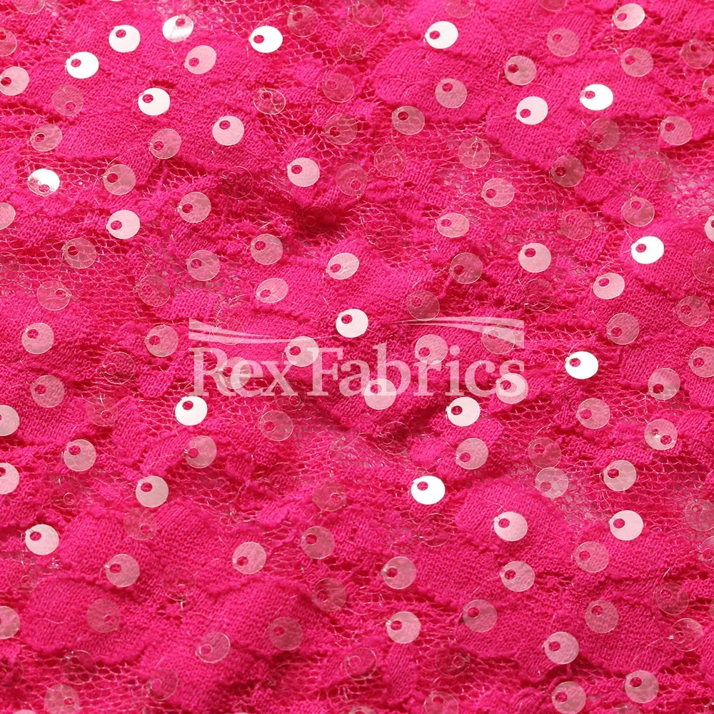 Seduction Lace Sequins - Nylon Spandex Tricot
