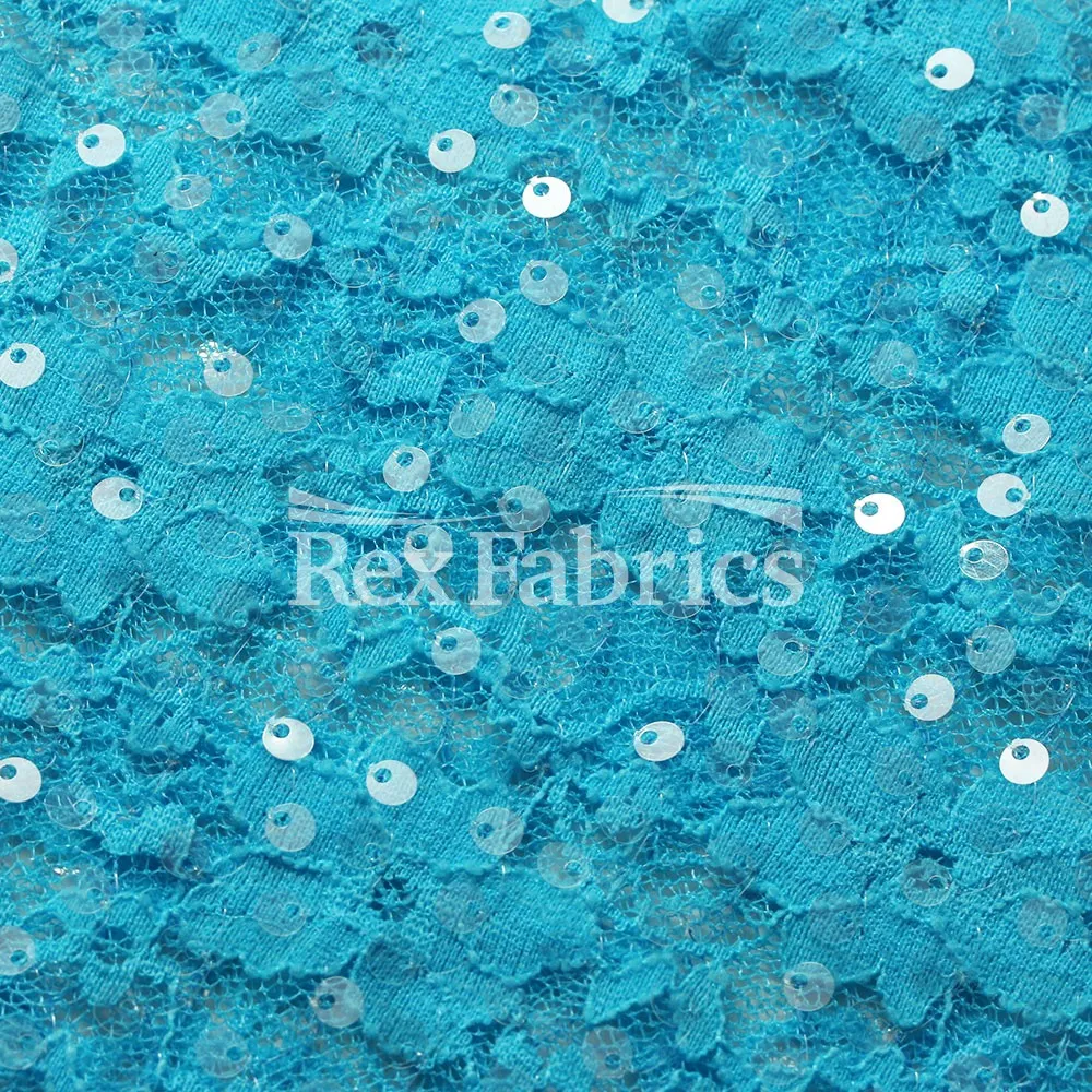 Seduction Lace Sequins - Nylon Spandex Tricot