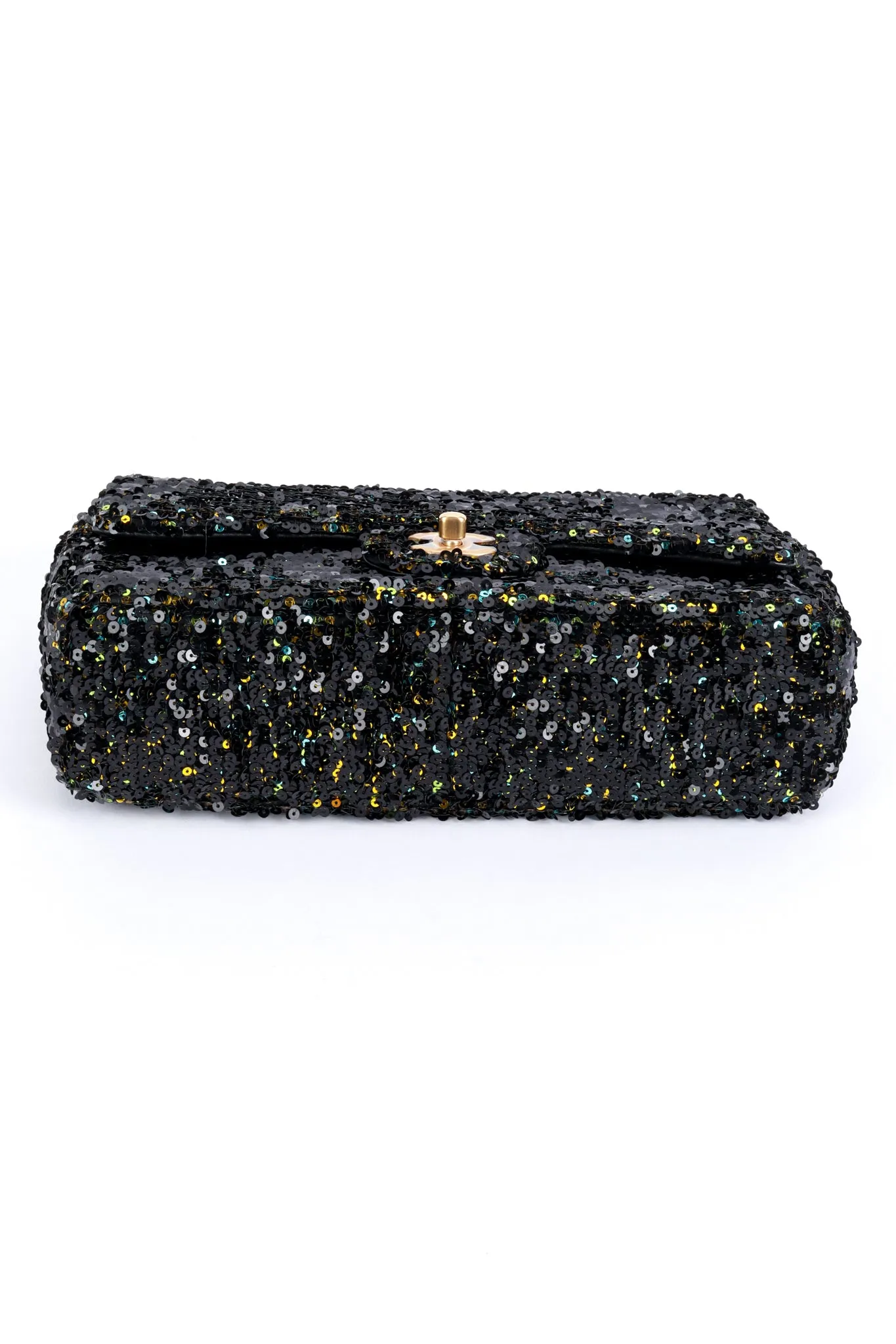 Sequin Flap Bag