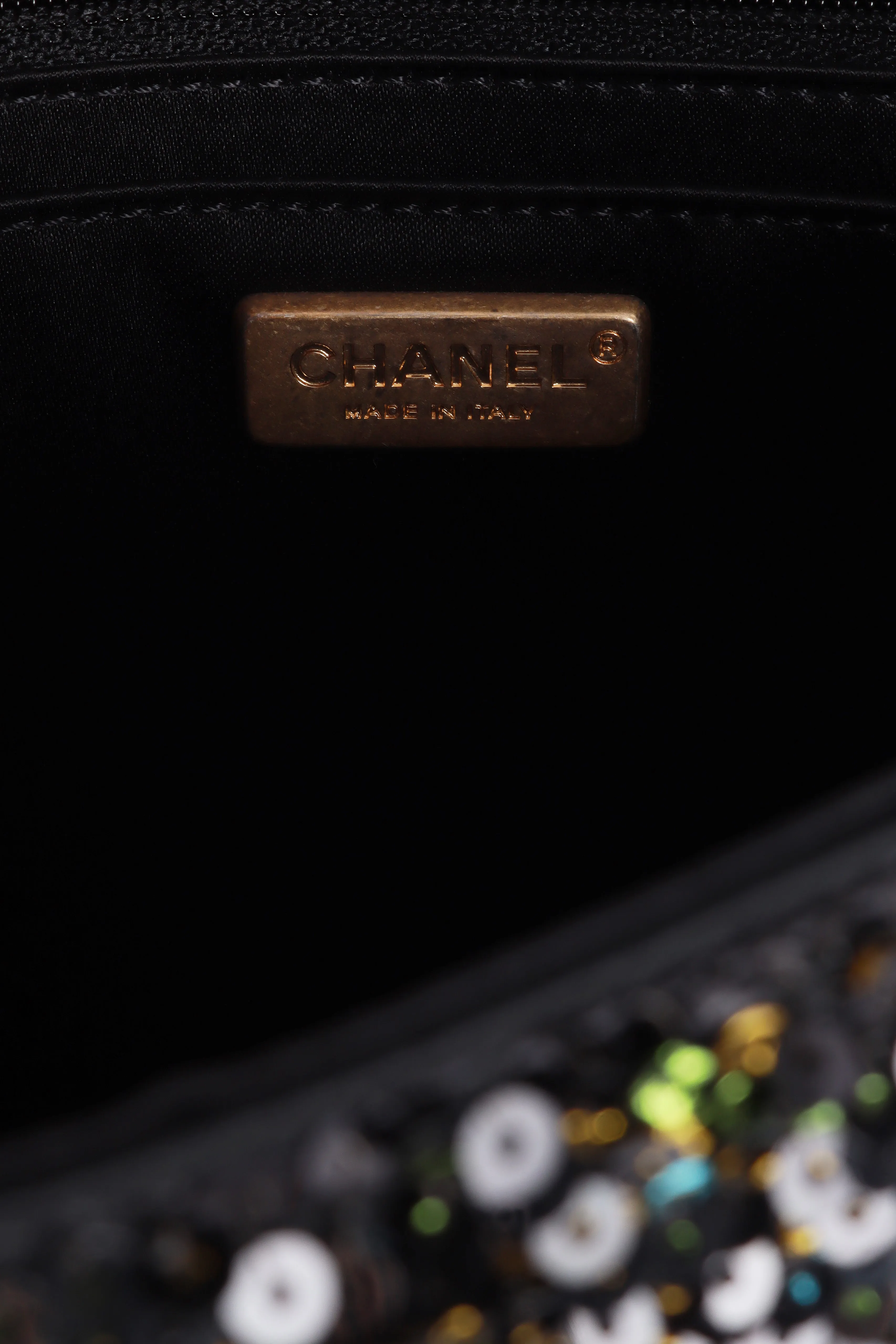 Sequin Flap Bag