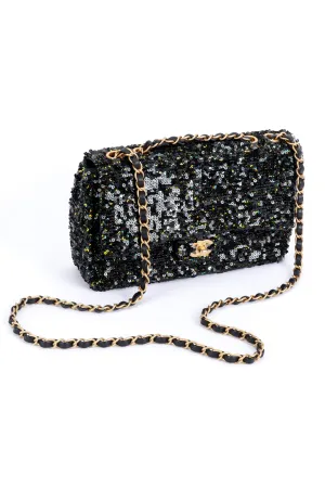 Sequin Flap Bag