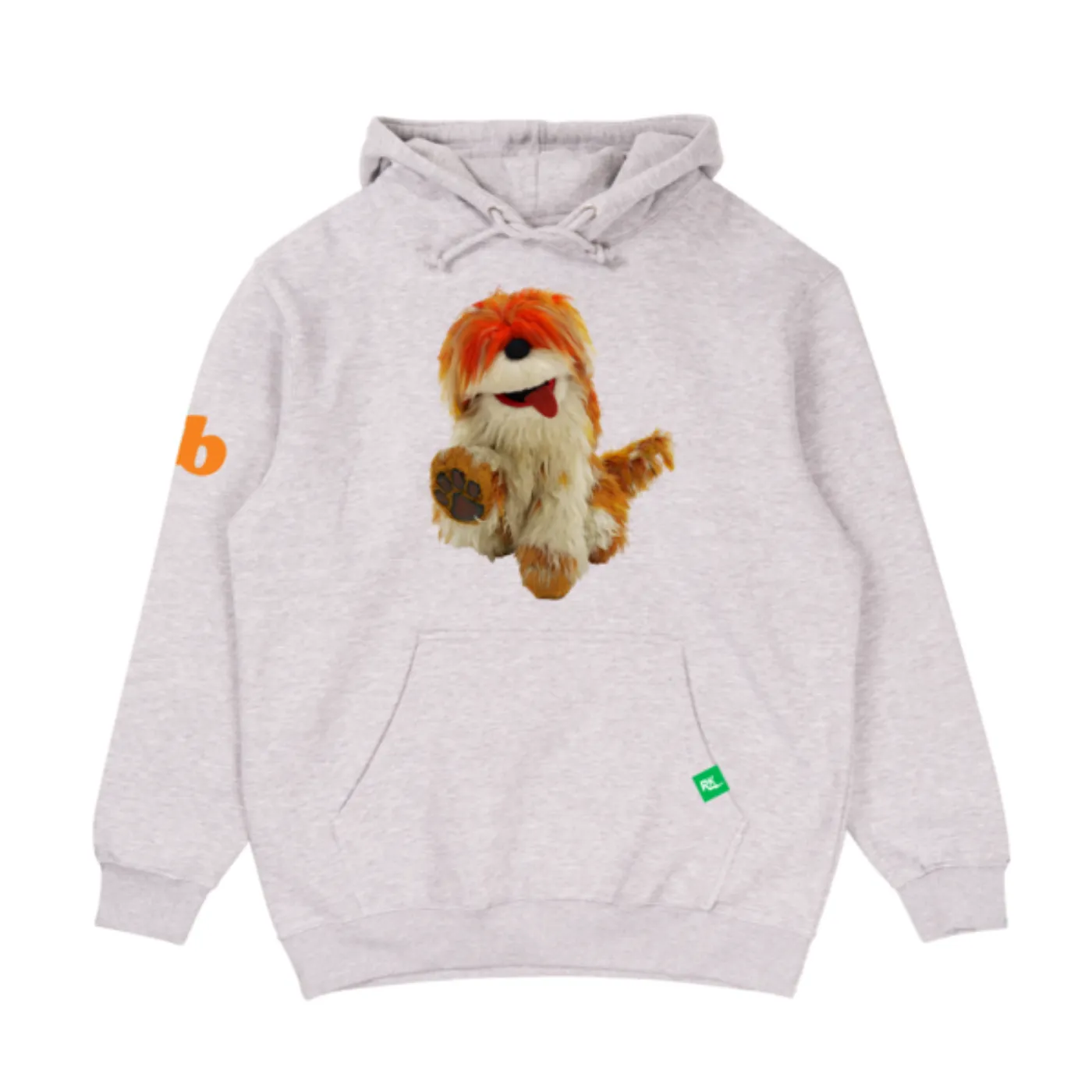 Sesame Street Barkley Hoodie - Heather Grey