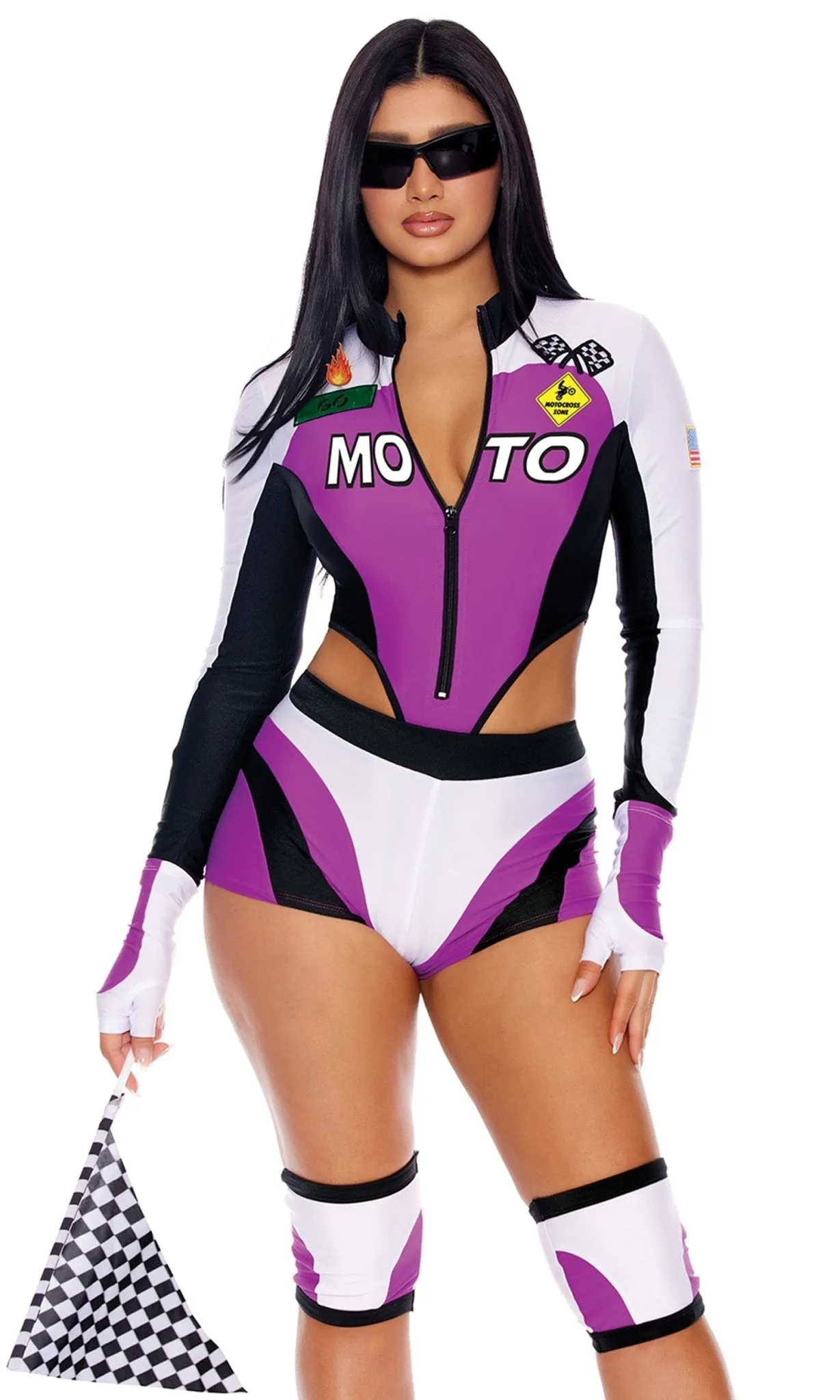 Sexy Racerella Motocross Halloween Costume