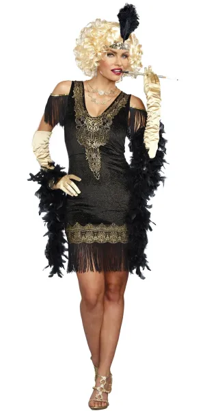 Sexy Swanky Flapper Women's Costume
