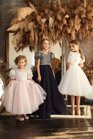 Short Puffed Sleeve Special Occasion Dress
