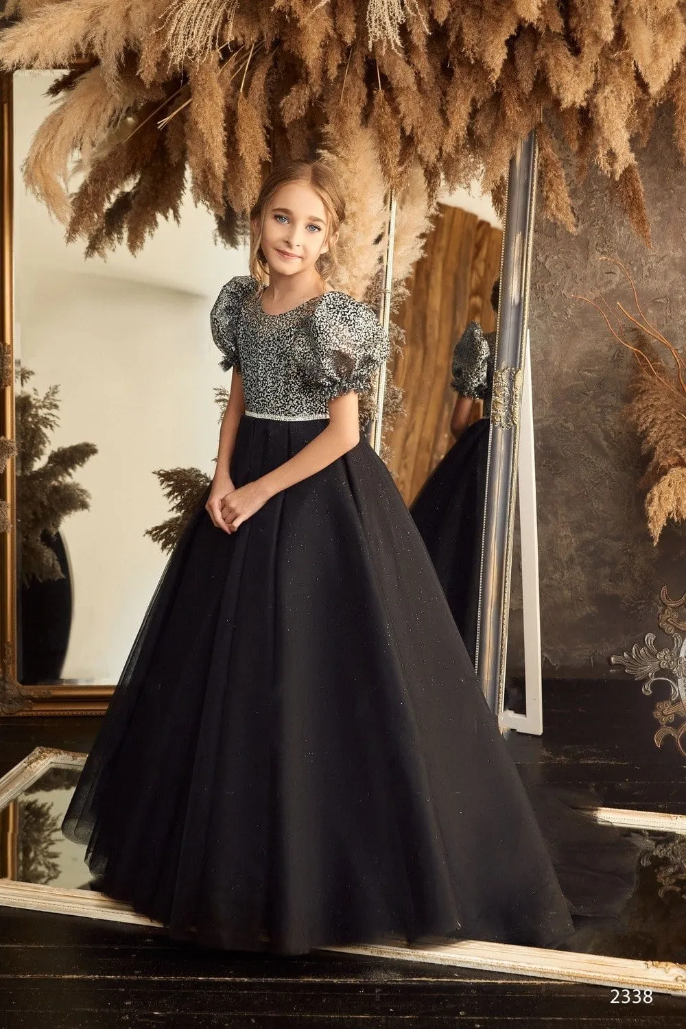 Short Puffed Sleeve Special Occasion Dress