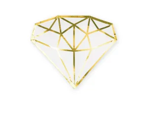 Small Diamond Paper Party Plates