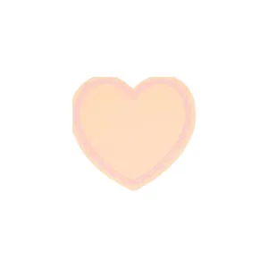 Small Pastel Heart Napkins