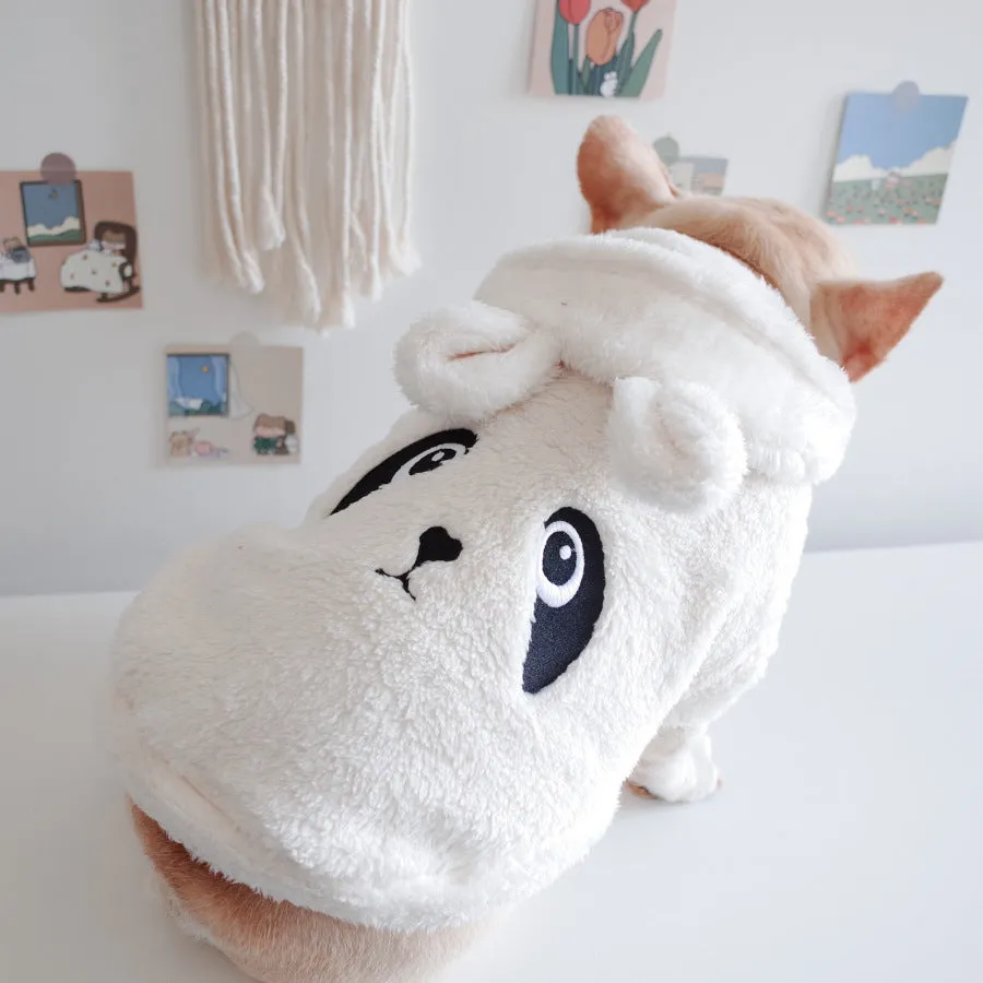 SnuggleUp Embroidered Cartoon Hooded Vest – Pet Cutest Cozywear